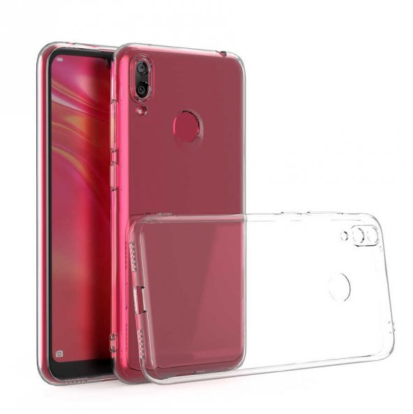 Huawei Y7 Prime 2019 Kılıf  Kamera Korumalı Süper Silikon ürün görseli 1