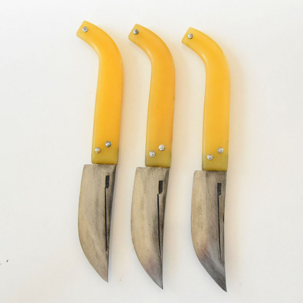 Tapan Av Ve Çoban Bıçağı Kara Çelik 26 Cm 3 Adet (baba Dede Usulü) ürün görseli 1