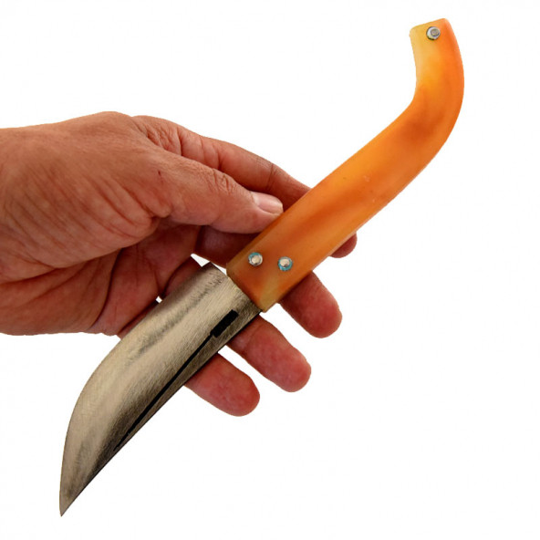 Tapan Av Ve Çoban Bıçağı Kara Çelik 26 Cm (baba Dede Usulü) ürün görseli 1