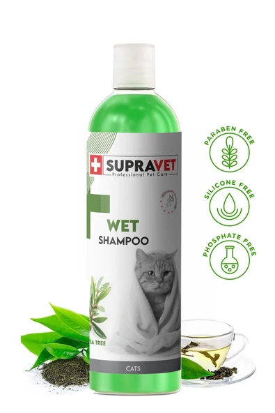 Supravet Shampoo Çay Ağacı Özlü Kedi Şampuanı 200 ml ürün görseli 1
