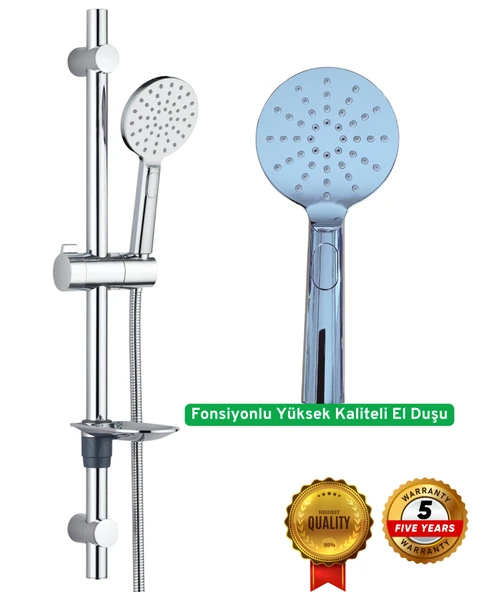 Drom SPA Krom Sürgülü Duş Seti 5 Yıl Garantili ürün görseli 1