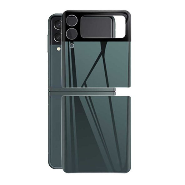 Galaxy Z Flip 3  3D Standart 2 in 1 Arka Koruyucu ürün görseli 1