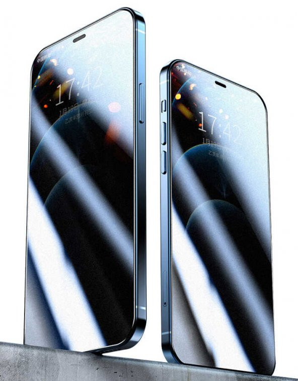 Apple iPhone 12 Mini  Fit Hard Mat Privacy Cam Ekran Koruyucu ürün görseli 1