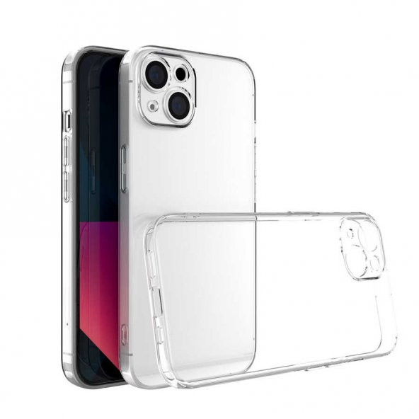 Apple iPhone 13 Kılıf  Kamera Korumalı Süper Silikon ürün görseli 1
