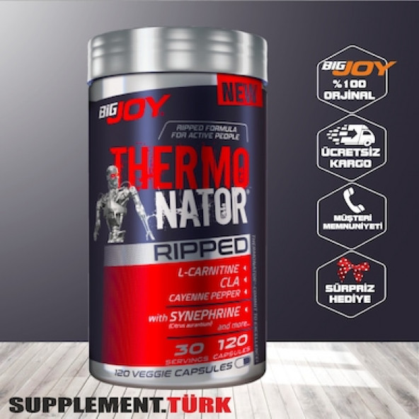 BigJoy Thermonator Ripped 120 Caps Thermojenik Karnitin ürün görseli 1