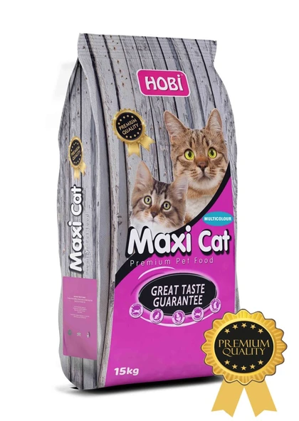 Hobi Maxicat Premium Multi Colour Kedi Maması 15kg ürün görseli 1