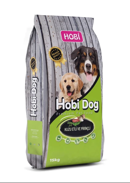 Hobi Hobidog Kuzu Etli Yetişkin Köpek Maması 15kg ürün görseli 1