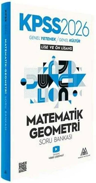 2026 KPSS Matematik Geometri Soru Bankası Marsis Yayınları ürün görseli 1