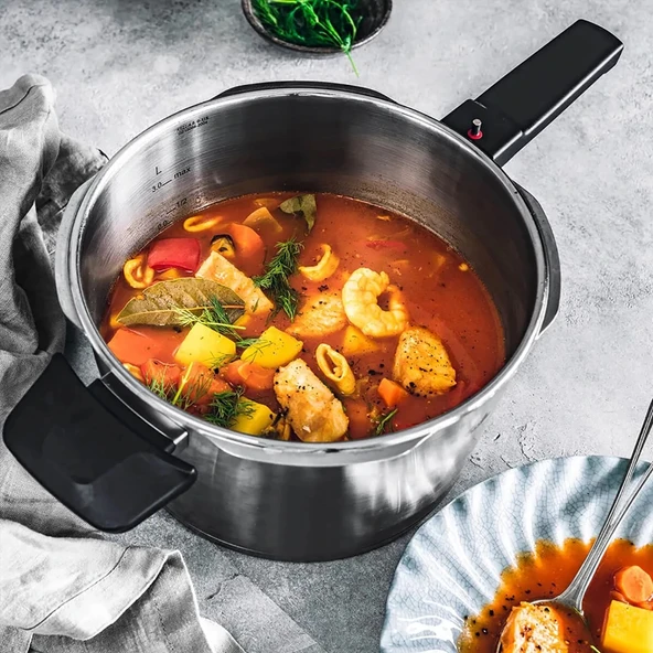 Vitaquick® Black Düdüklü Tencere 6.0 L. - Resim 7