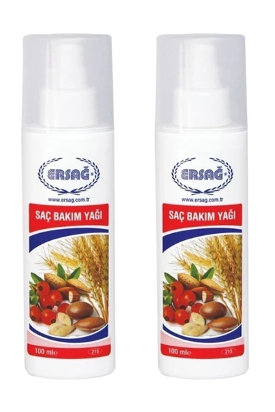 Ersağ Saç Bakım Yağı 2 Adet ürün görseli 1