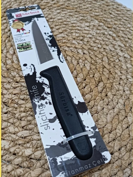 Sürmene 61004 Mutfak Bıçağı (9,50 Cm) Siyah - Resim 5