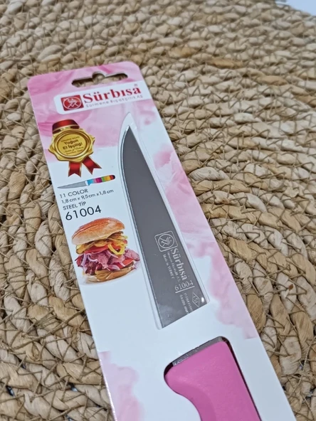Sürmene 61004 Mutfak Bıçağı (9,50 Cm) Pembe - Resim 5