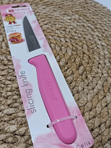 Sürmene 61004 Mutfak Bıçağı (9,50 Cm) Pembe - Resim 6