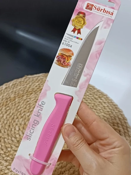 Sürmene 61004 Mutfak Bıçağı (9,50 Cm) Pembe - Resim 2