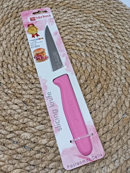 Sürmene 61004 Mutfak Bıçağı (9,50 Cm) Pembe - Resim 8