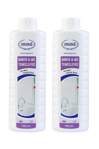 Ersağ Banyo Wc Temizleyici 1000 ml 2 Adet ürün görseli 1