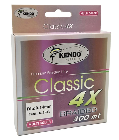 Kendo Classic 4X 300m Multicolor Örgü İp - Resim 5