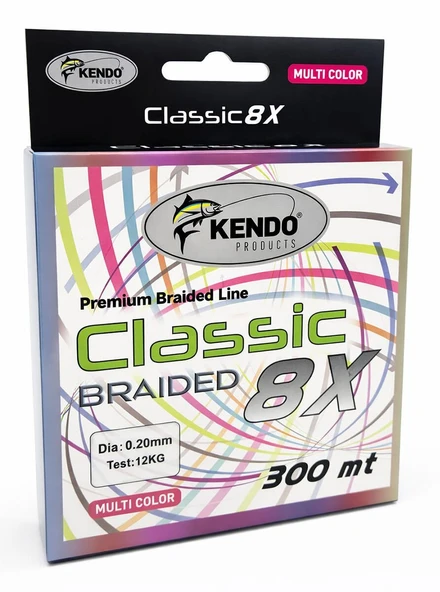 Kendo Classic 8X 300m Multicolor Örgü İp - Resim 2