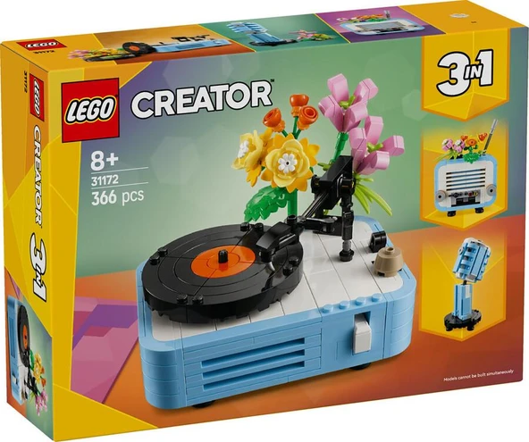 LEGO Creator 31172 Record Player with Flowers ürün görseli 1