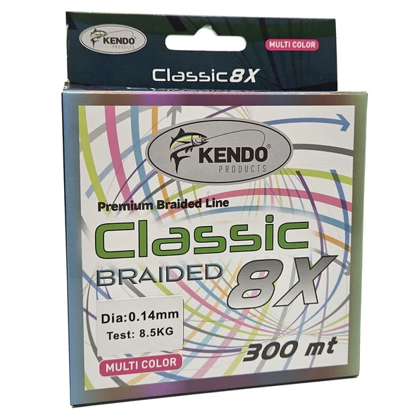 Kendo Classic 8X 300m Multicolor Örgü İp - Resim 10