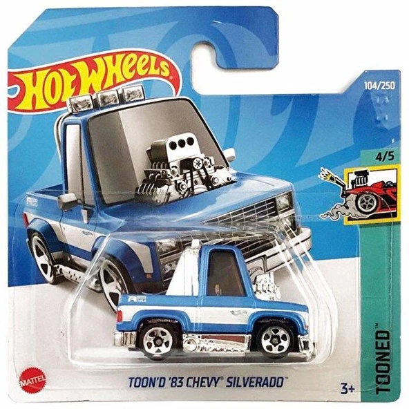 Hot Wheels Tekli Arabalar Toon'd '83 Chevy Silverado HCT26 ürün görseli 1