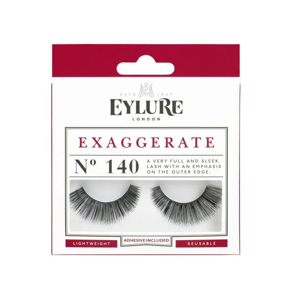Eylure Takma Kirpik – Exaggerate No:140, Dramatik ve Hacimli Kirpikler ürün görseli 1