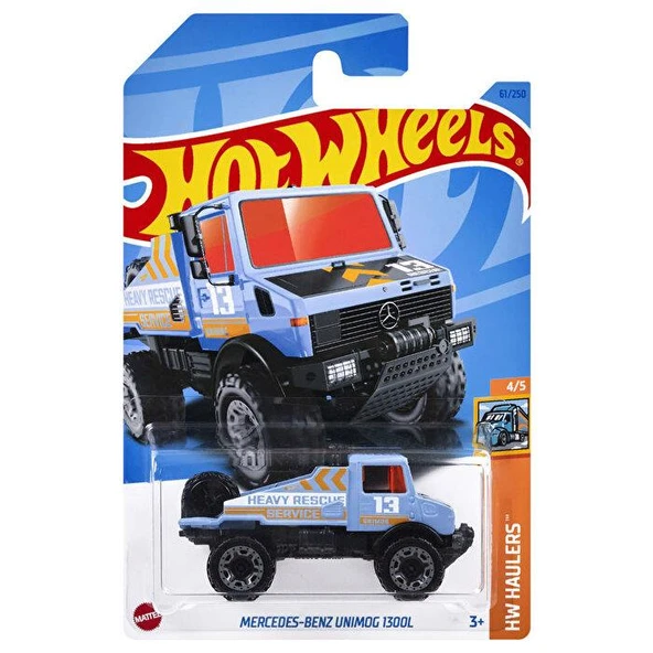 Hot Wheels Tekli Arabalar Mercedes Benz Unimog 1300L HKJ99 ürün görseli 1