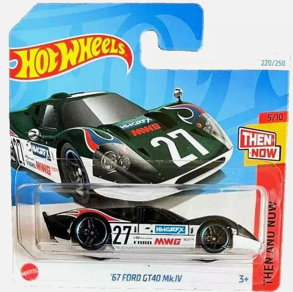 Hot Wheels Tekli Arabalar 67 Ford GT40 MK.IV HTC69 ürün görseli 1