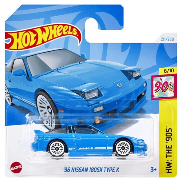 Hot Wheels Tekli Arabalar '96 Nissan 180SX Type x - HTB08 ürün görseli 1