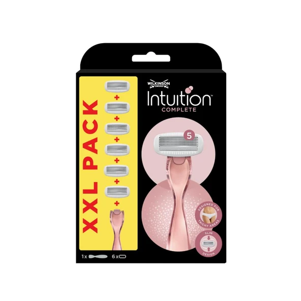 Wilkinson Sword Intuition Complete Kadın Tıraş Bıçağı 6 Yedek Kartuş + 1 Sap ürün görseli 1