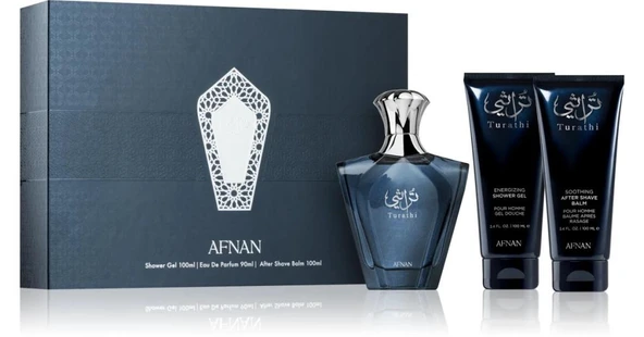 Afnan Turathi  Blue 90 ml Erkek Parfüm Seti ürün görseli 1