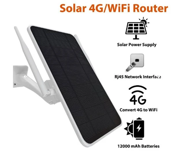 Apronx APX-SR406 Wireless 4G Solar Modem 6w (8 Kullanıcı) 12000mAh ürün görseli 1
