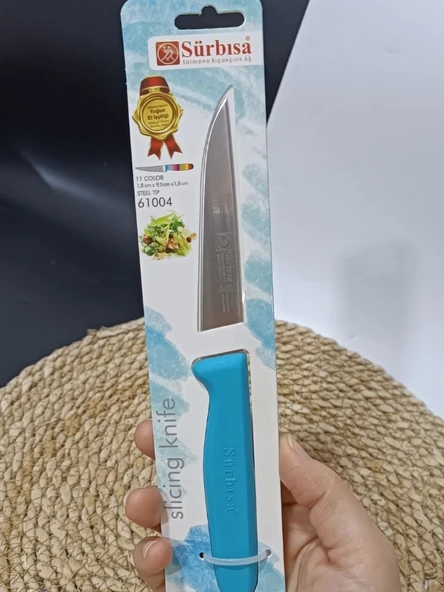 Sürmene 61004 Mutfak Bıçağı (9,50 Cm) Turkuaz ürün görseli 1