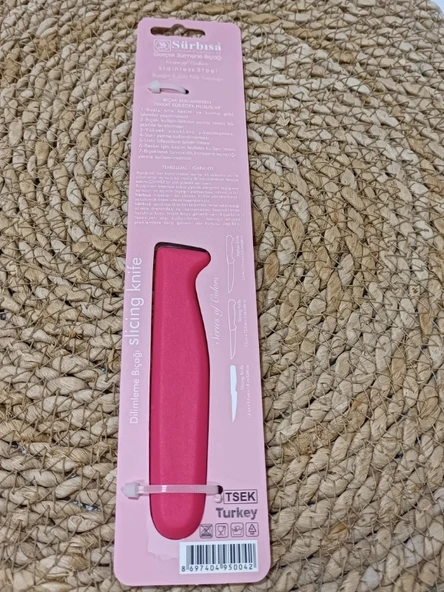 Sürmene 61004 Mutfak Bıçağı (9,50 Cm) Nar Çiceği - Resim 6