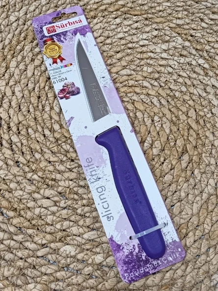 Sürmene 61004 Mutfak Bıçağı (9,50 Cm) Mor - Resim 7