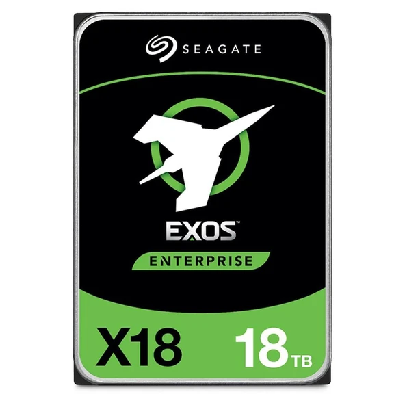 Seagate 18TB Exos X18 7200Rpm 256Mb Sata 6Gbit-sn ST18000NM000J Sabit Disk (Boğaziçi Garantili) ürün görseli 1