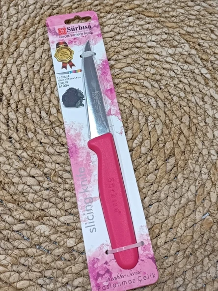 Sürmene 61004 Mutfak Bıçağı (9,50 Cm) Nar Çiceği - Resim 9