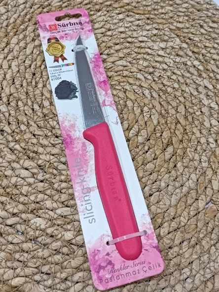 Sürmene 61004 Mutfak Bıçağı (9,50 Cm) Nar Çiceği - Resim 7