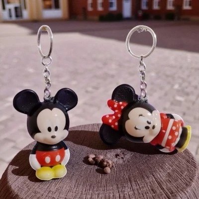 MİNNİE MOUSE MİCKEY MOUSE SUKUŞİ ANAHTARLIK 2 ADET MİNİ ANAHTARLIK ürün görseli 1