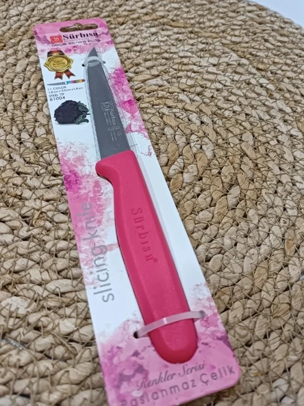 Sürmene 61004 Mutfak Bıçağı (9,50 Cm) Nar Çiceği - Resim 8