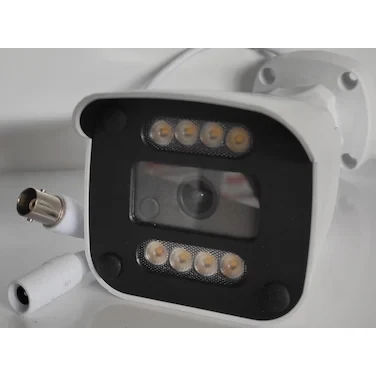 2 MP AHD ,PLASTİK, BULLET CAM.,2.8  MM STARLIGHT  LENS, 8 WARM LIGHT LED,FULL COLOR, DC 12V ürün görseli 1