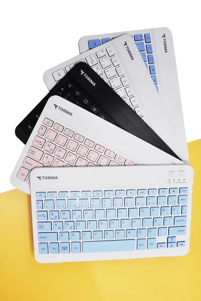 Siyah Tmk-04 Bluetooht Kablosuz Klavye Mouse Seti - Resim 3