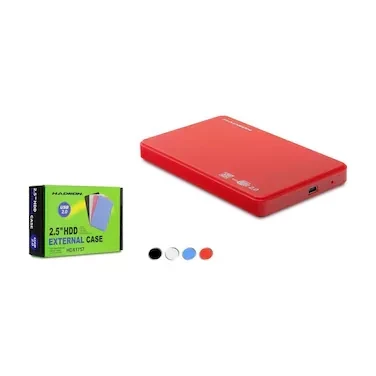 HADRON HDX1757 HARDDİSK KUTUSU PLASTİK USB 2.0 SATA 2.5 ürün görseli 1