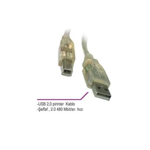 S-link sl-u2015 1.5mt 2.0 Usb Yazıcı Kablosu ürün görseli 1