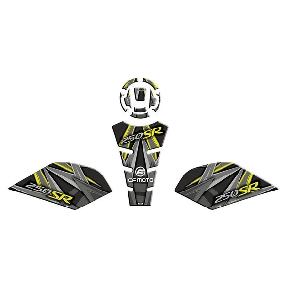 CF MOTO 250 SR 2020 - 2024 TANK PAD SET ürün görseli 1