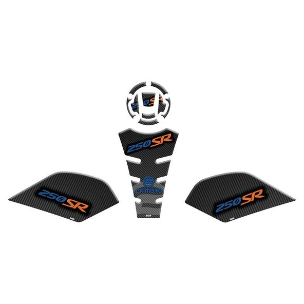 CF MOTO 250 SR 2020 - 2024 UYUMLU TANK PAD SET ürün görseli 1
