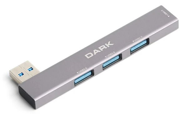 Dark DK AC USB34A 4 Port USB HUB USA-A 1XUSB-A3.0 3XUSB-A2.0 ürün görseli 1