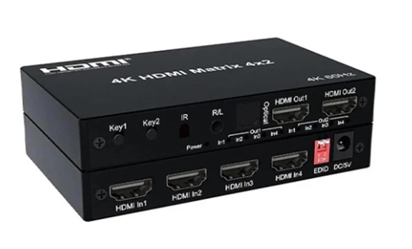 Nova HDMI 4×2 Matrix Switch 4K 60 Hz ürün görseli 1