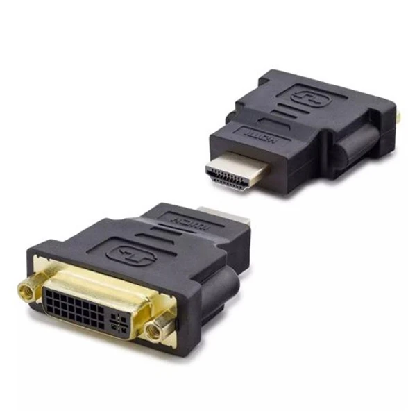 HADRON HDX1255 HDMI (M) TO DVI (F) ADAPTÖR 24+5 SİYAH ürün görseli 1
