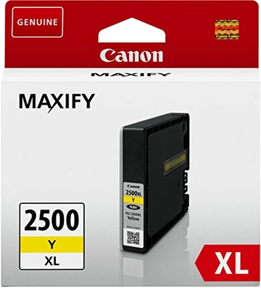 Canon PGI-2500XL Y  Yellow Sarı Mürekkep Kartuş MB4050-5050-5350 ürün görseli 1